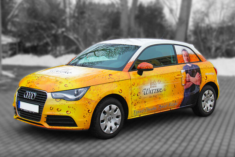10 Tipps wie Sie erfolgreich Ihr Auto mit Werbung bekleben Werbetechnik Nünchritz